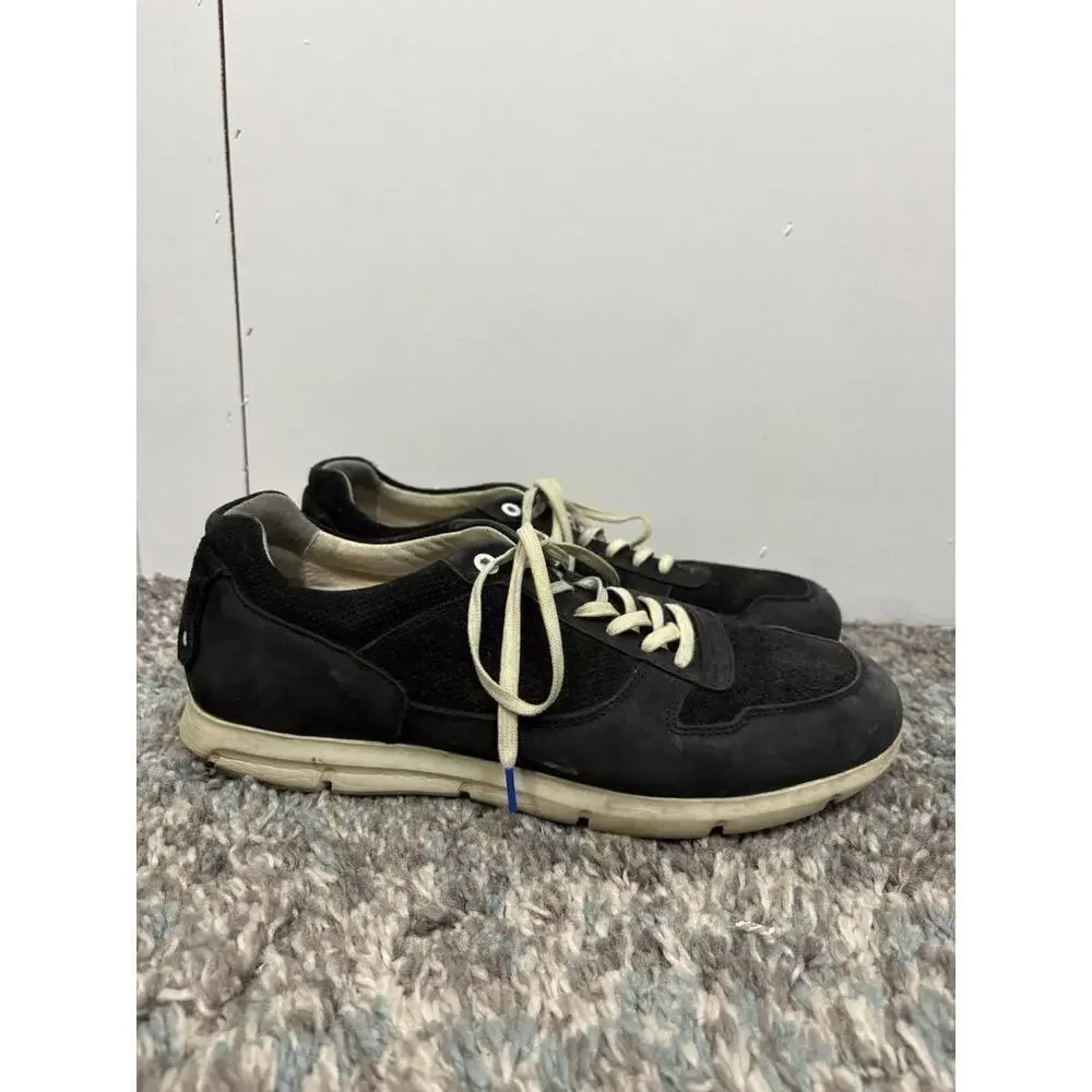 Birkenstock Shoes Mens 44 11 Cincinnati Suede Sneaker Black Casual Cork Footbed